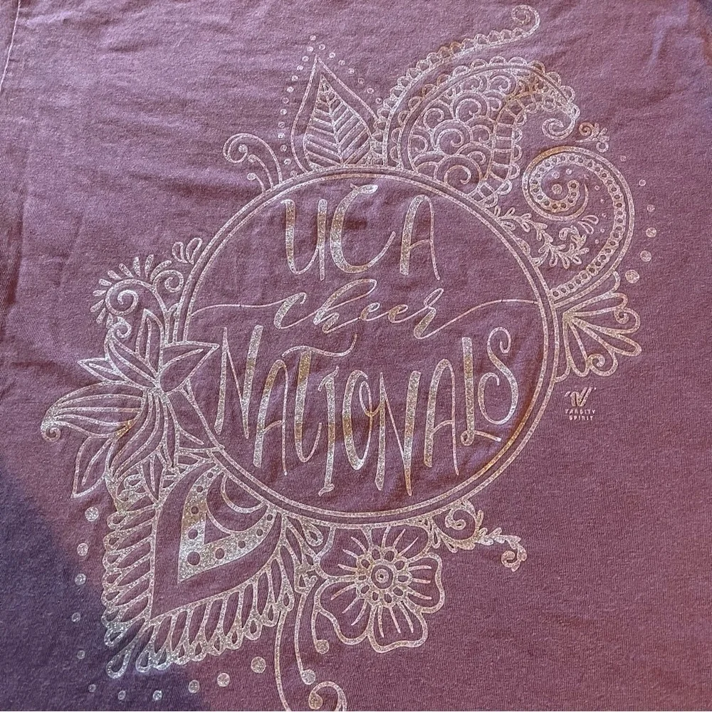 UCA cheer Nationals boho T-shirt youth med